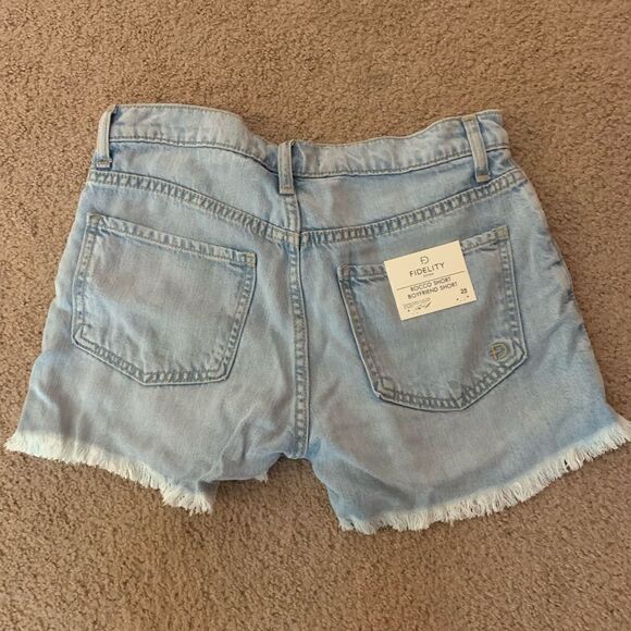 NWT Fidelity Rocco boyfriend shorts size 25 - Picture 5 of 5